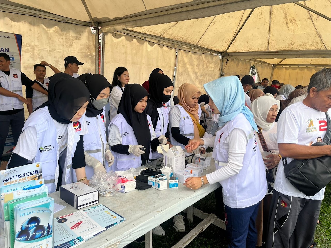 Pengobatan massal gratis GEMPITA di Langkat, Sumatera Utara, Januari 2024